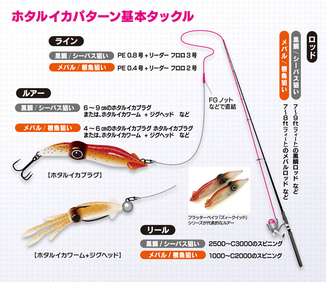 春の富山湾名物！“ホタルイカ”パターン攻略なら上州屋におまかせ 