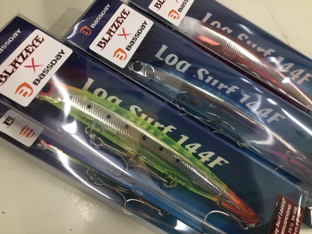 バスデイ　ログサーフ　144 ３本セット ブレイズアイ つり具の上州屋 - あなたのフィッシング＆アウトドアライフを