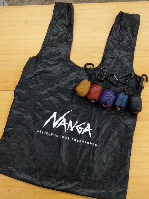 完成品 【NANGA 】エコバッグ ゴールド - エコバッグ