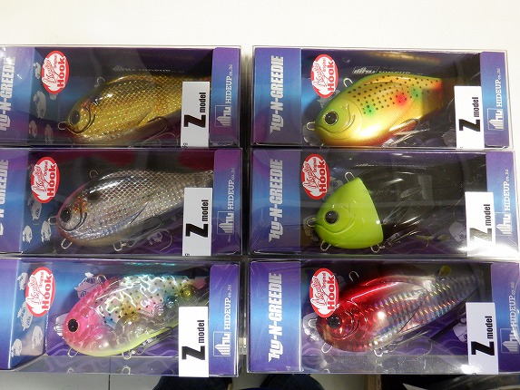 鱒男爵 岡ジグ アイブなど。