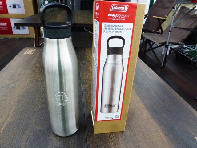 【希少】coleman 並行輸入品　ステンレススキットル（表面レザー仕上げ 希少】coleman 並行輸入品 ステンレススキットル（表面レザー仕上げ