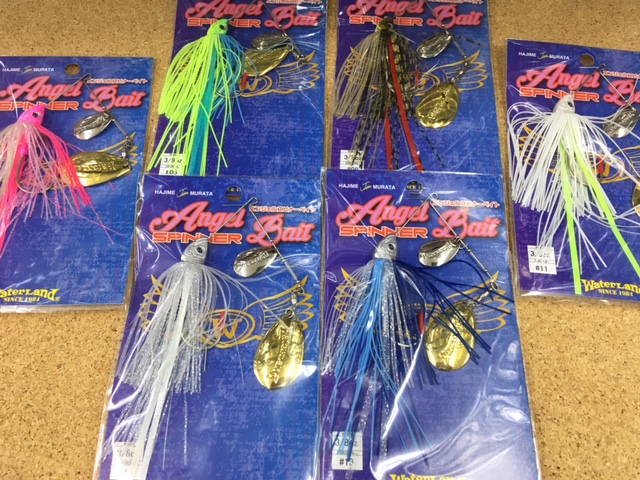 ウォーターランドエンジェルスピナーベイトインディアナブレード3/8oz5個セット WaterLand 【全6色】ウォーターランド エンジェルスピナーベイト