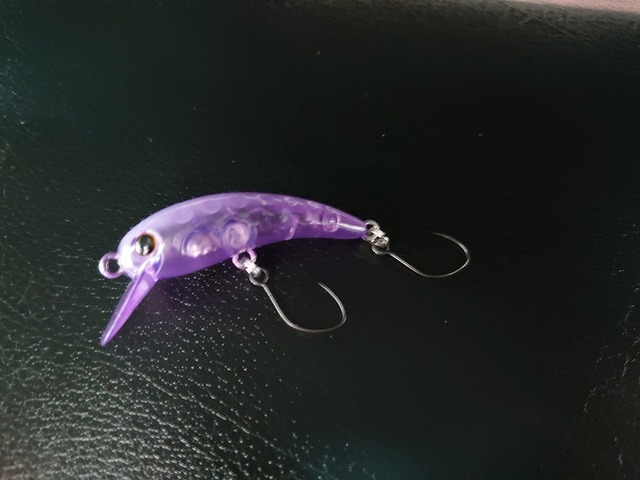 ハードルアー 40F クリア・ブラウン・パープル ハードルアー 40F クリア・ブラウン・パープル ハードルアー 40F