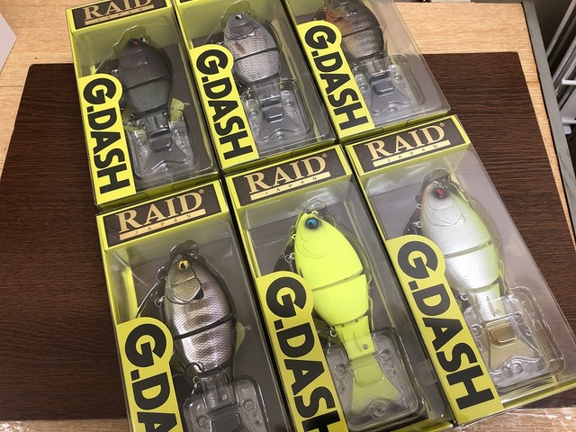 イベント限定カラー『ダッジ　Gダッシュ(RAIDJAPAN/レイドジャパン)』 RAID JAPANイベント限定ルアー販売について | 釣具のポイント