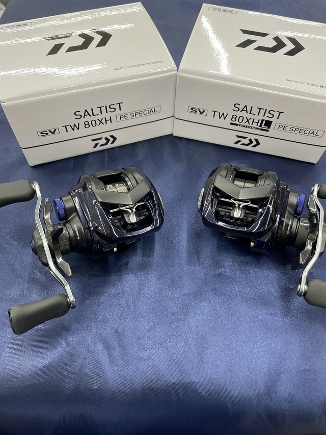 中古/美品】 ダイワ 23 ソルティスト SV TW 80XHL PEスペシャル