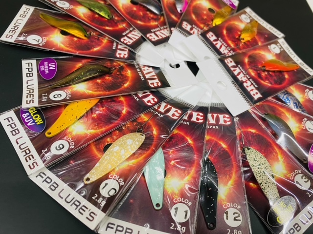 FPBルアーズ　ナイアス3.0g ブレイブ2.8g イベント限定カラー5点セット FPB LURE'S ブレイブ 2.8g FPB LURE'S BRAVE 2.8g - PROSHOP