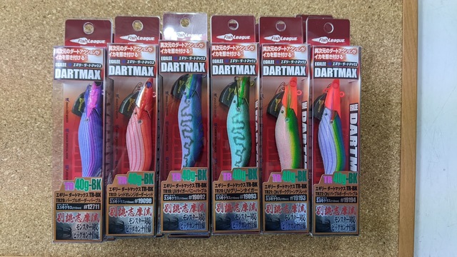 DARTMAX TR 40g-BK ルアー 5個セット DARTMAX TR 40g ルアー 5個セット エギリー ダートマックスTR40g-BK 4