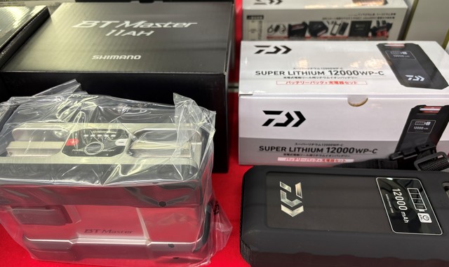 #フィッシング用品　バッテリーセット 電動リール用 バッテリー フィッシングキューブ 14.8V 10Ah