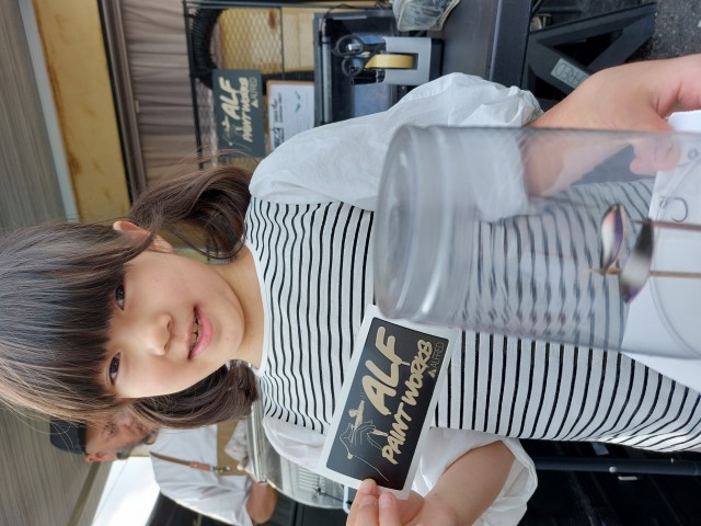 上手い！綺麗に塗れました！なんだか大人っぽいデザインに将来性を感じちゃいます！
