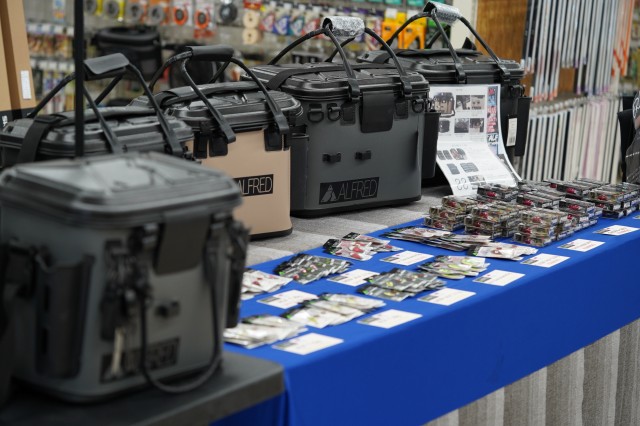 アフルレッドで今後発売の商品やロッドも皆様に見て頂きました！
