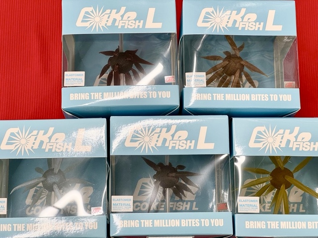COIKE FISH L クリリンキントキ＆たまらんばいブルー＆クリアーワカサギ COIKE FISH L クリリンキントキ＆たまらんばいブルー＆クリアー