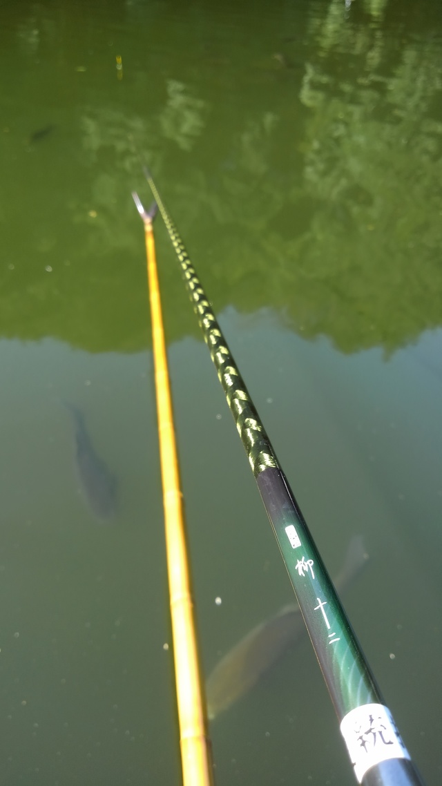 美品　シマノ　飛天弓　柳　12尺 シマノ（SHIMANO） 飛天弓 柳 12尺 / やなぎ へら竿 : つり具の銭屋