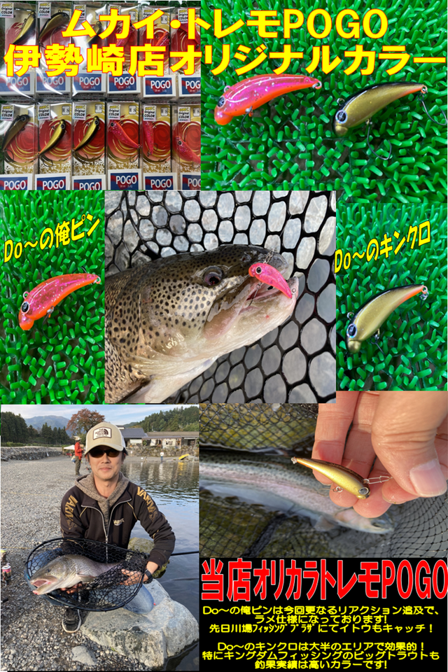 ムカイ　POGO ポゴ　陰キャカラー　 エリアトラウト　管理釣り場　上州屋伊勢崎 ムカイ POGO ポゴ エリアトラウト 上州屋伊勢崎店 - メルカリ
