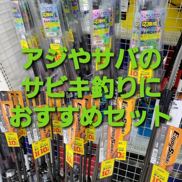 サビキ釣り初心者セット一式 Amazon | サビキ釣りセット （エサ付き） 釣竿セット 釣りセット 釣具