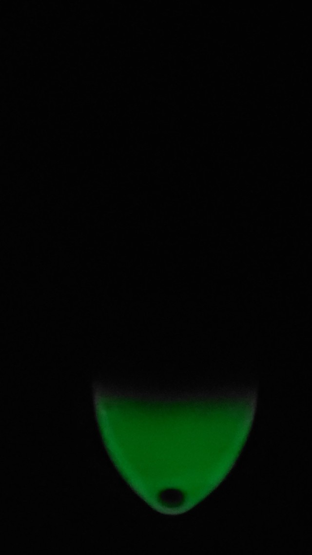 大きな面で高輝度グリーングローで深いレンジでもアピール