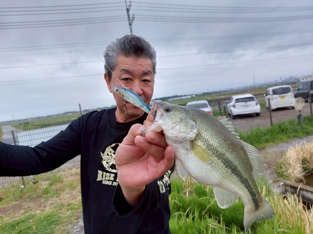 何度もバスでどれだけ効くかもチェック！バスでも好感触！ラプルKAZ－BAITカラー