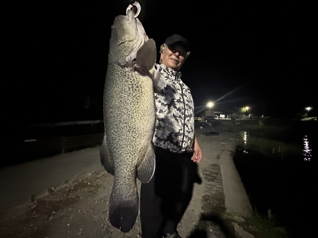 カズさんマーレイコッド3715gキャッチ！