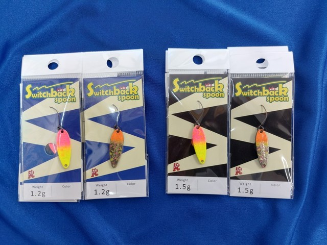 ライドマーベル スイッチバック1.2g、1.5g DANBE~とNAKKARAでリリース!