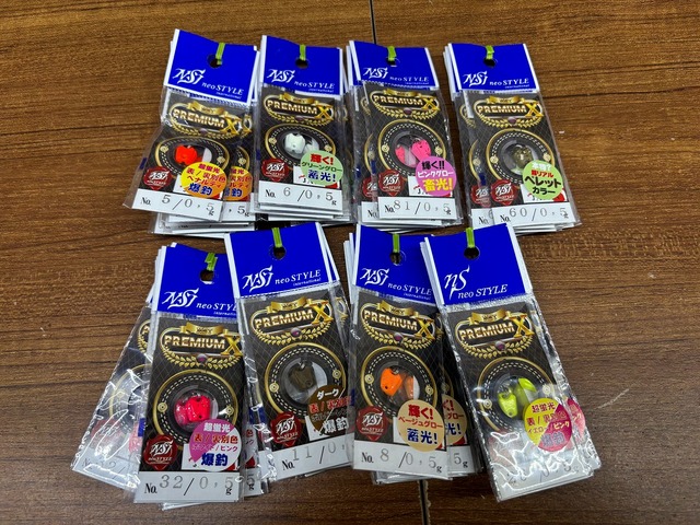 ネオスタイル プレミアム0.1g 7枚セット つり具の上州屋 - あなたのフィッシング＆アウトドアライフをサポート