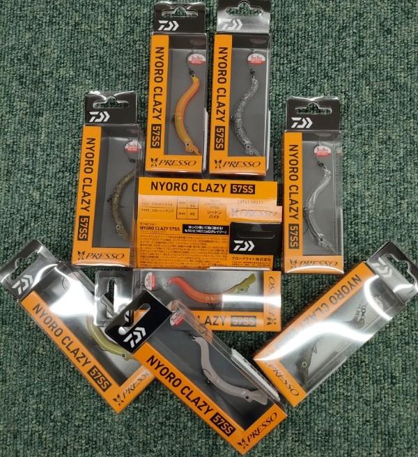 ニョロクレイジーSS中心にSも入荷