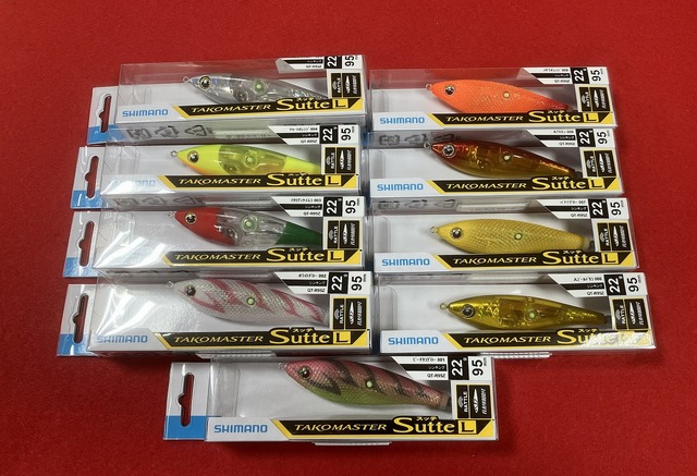 シマノ（SHIMANO） タコマスタースッテ6本まとめ売り タコマスター QT-R95Z フラッシュブースト L スッテ ルアー・フライ